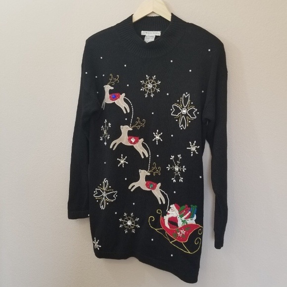 🎄OFFERS ACCEPTED Victoria Jones Christmas Sweater SAME DAY SHIPPING! - Picture 3 of 7